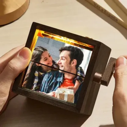 Hand Crank Flipbook Box for Dad – Personalized and Unique Gift
