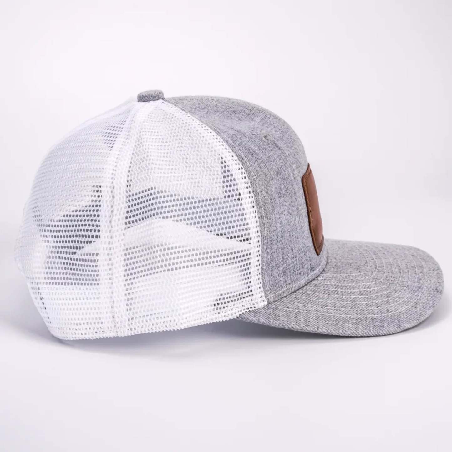 Team Daddy, No Substitutes - Family Personalized Custom Leather Patch Hat - Father's Day, Gift For Dad, Grandpa