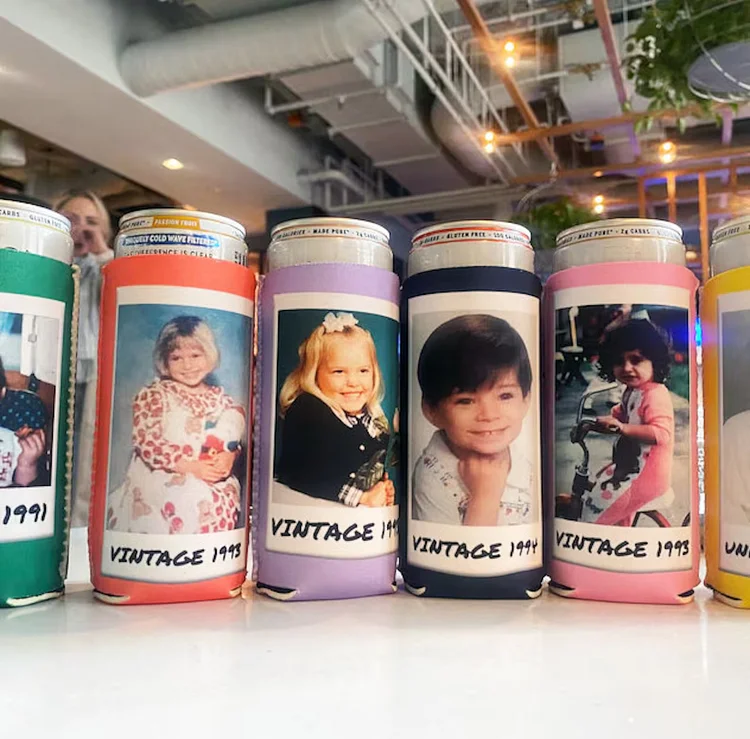 Personalized Vintage Funny Insulated Can cooler