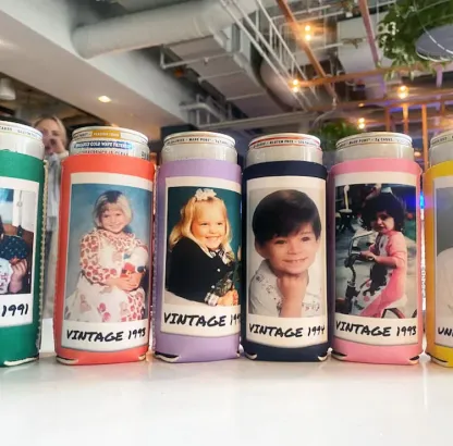 Personalized Vintage Funny Insulated Can cooler