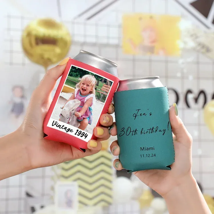 Personalized Vintage Funny Insulated Can cooler