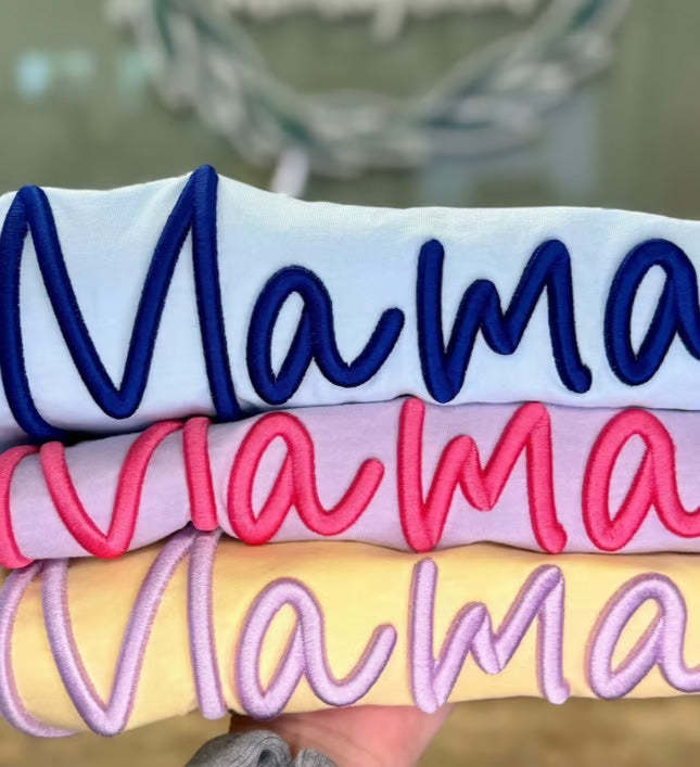 Custom 3D Puff Embroidery Sweatshirt/T-shirt/Hoodi,Gift For Game Day