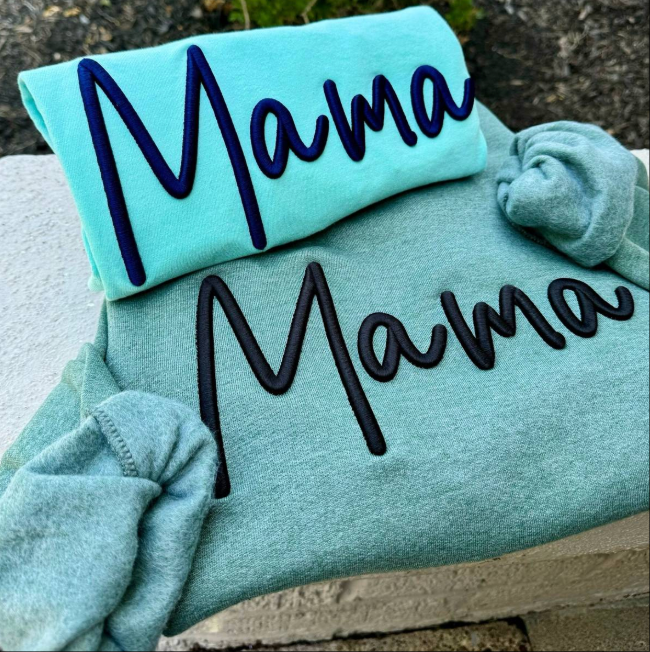 Custom 3D Puff Embroidery Sweatshirt/T-shirt/Hoodi,Gift For Game Day