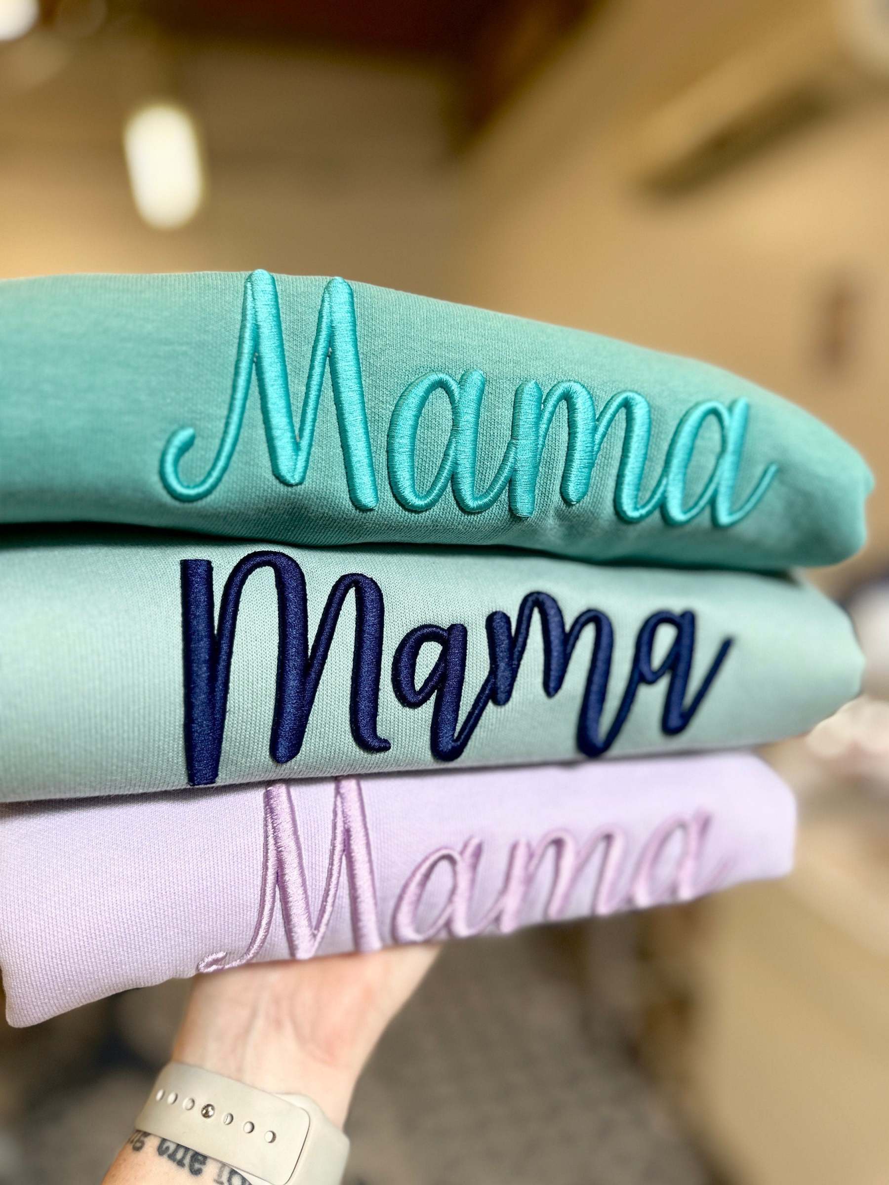 Custom 3D Puff Embroidery Sweatshirt/T-shirt/Hoodi,Gift For Game Day