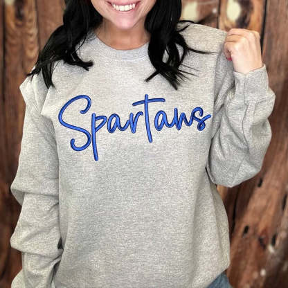 Custom 3D Puff Embroidery Sweatshirt/T-shirt/Hoodi,Gift For Game Day