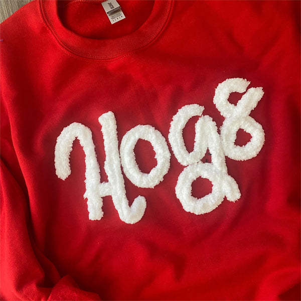 Ohio Pullover, Chenille Embroidered Sweatshirt, Team Sweatshirt, OH Pullover, School Mascot