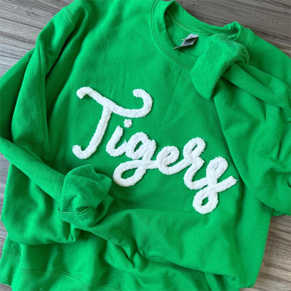 Ohio Pullover, Chenille Embroidered Sweatshirt, Team Sweatshirt, OH Pullover, School Mascot