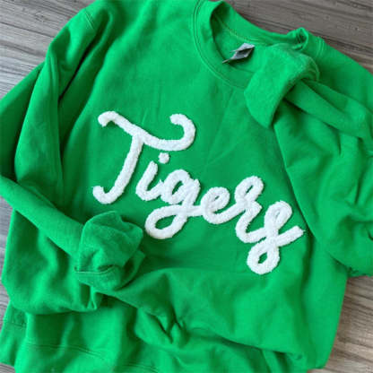 Ohio Pullover, Chenille Embroidered Sweatshirt, Team Sweatshirt, OH Pullover, School Mascot