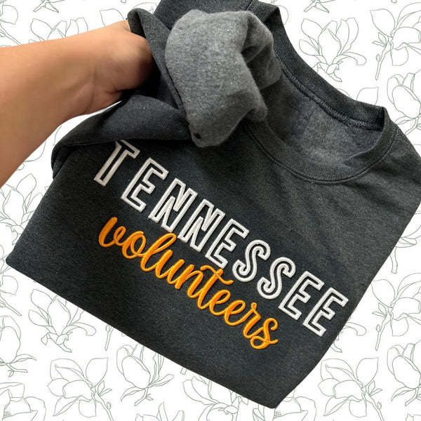 Custom 3D PUFF Embroidery Team Sweatshirt