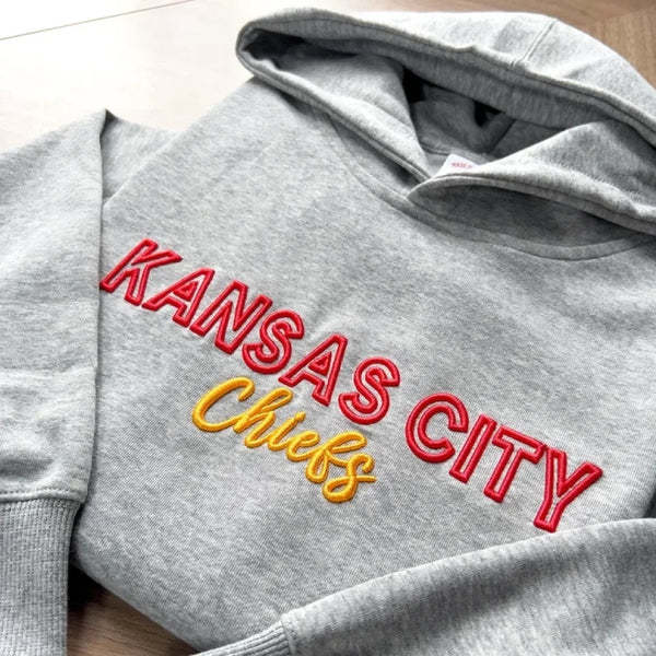 Custom 3D PUFF Embroidery Team Sweatshirt