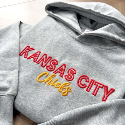 Custom 3D PUFF Embroidery Team Sweatshirt