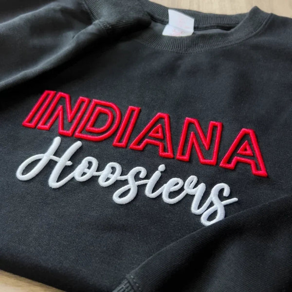 Custom 3D PUFF Embroidery Team Sweatshirt