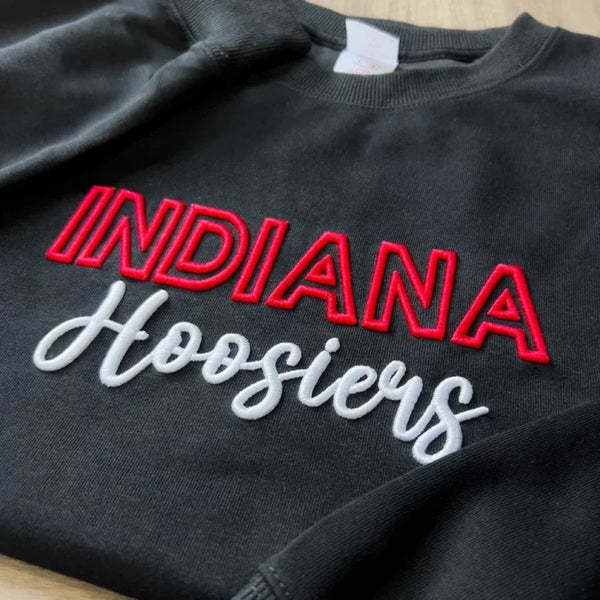 Custom 3D PUFF Embroidery Team Sweatshirt