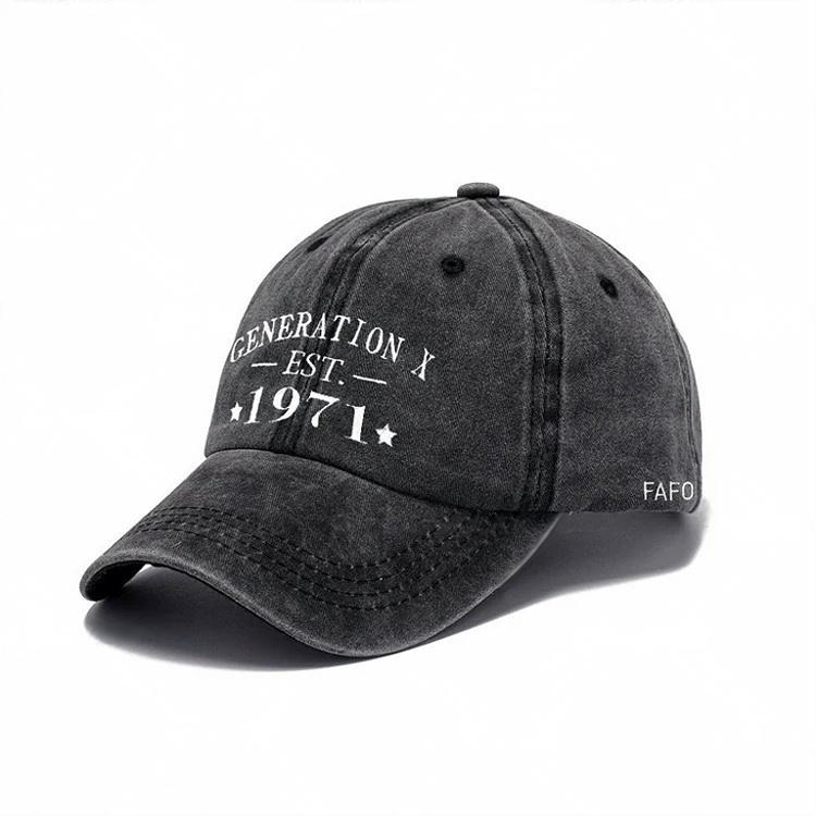 Custom Generation X Embroidered Hat