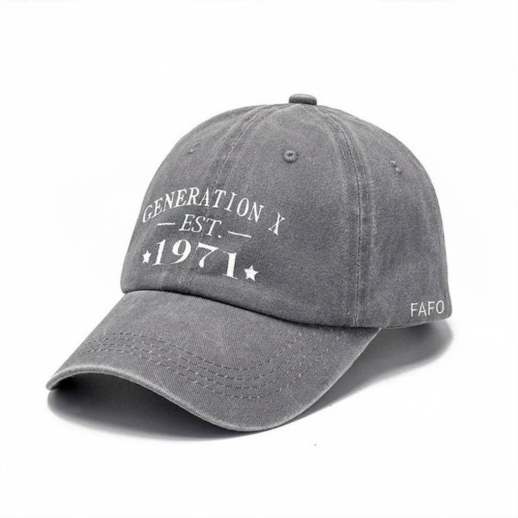 Custom Generation X Embroidered Hat