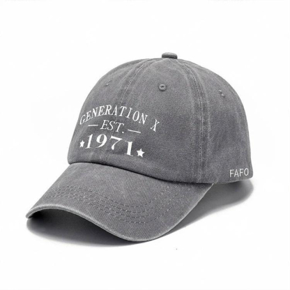 Custom Generation X Embroidered Hat