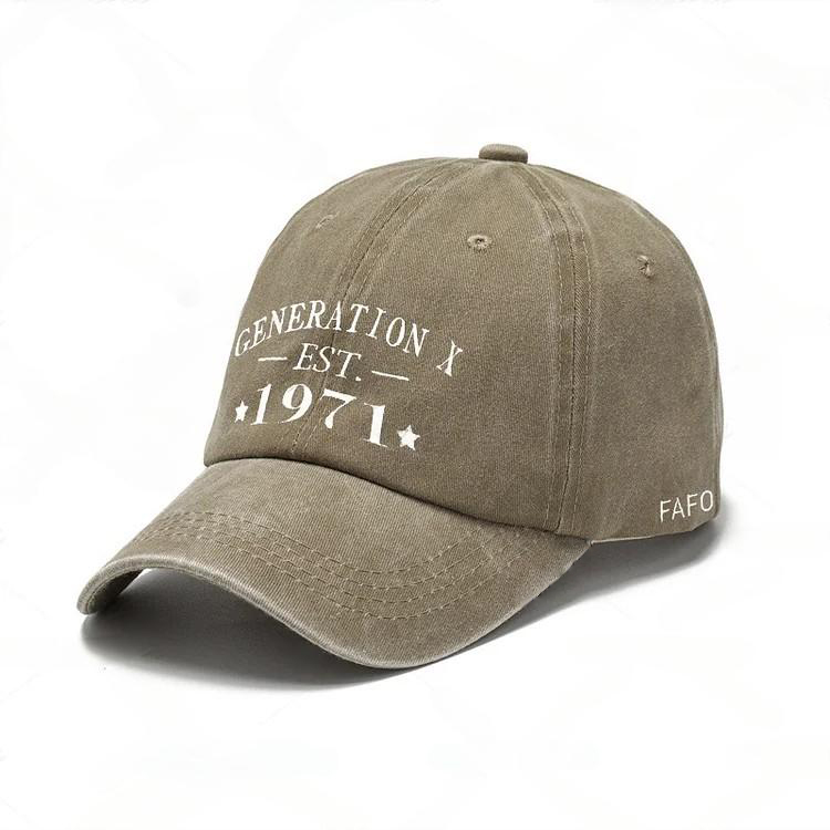 Custom Generation X Embroidered Hat