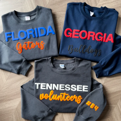 Custom 3D PUFF Print Team Sweatshirt