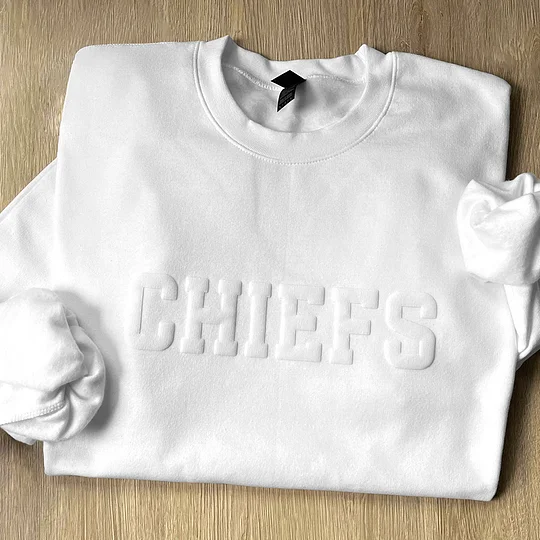 Custom 3D PUFF Print Team Name Sweatshirt School Spirit Sweatshirt Mascot Sweatshirt