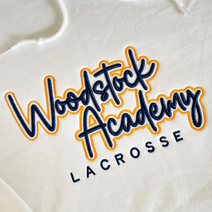 Custom 3D PUFF Embroidery Team Sweatshirt, School Spirit Wear, School Mascot