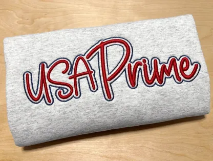 Custom 3D PUFF Embroidery Team Sweatshirt, School Spirit Wear, School Mascot