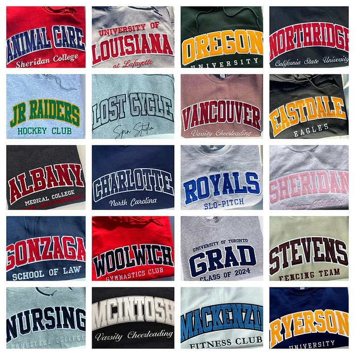 Personalized Tackle Twill Sweatshirt, College Sweaters, Team Sweaters, Club Sweaters