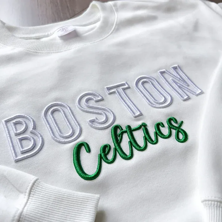 Custom 3D PUFF Embroidery Basketball Team Sweatshirt