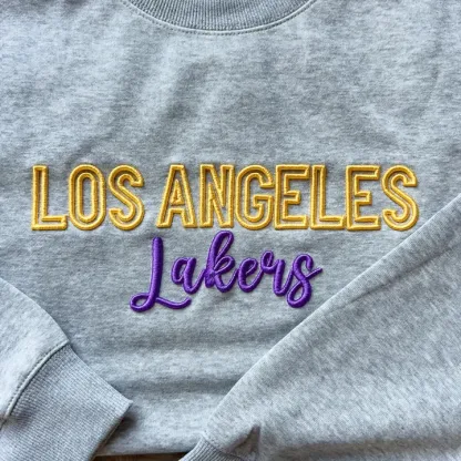 Custom 3D PUFF Embroidery Basketball Team Sweatshirt