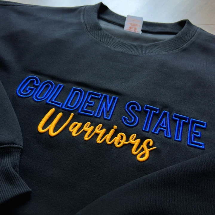 Custom 3D PUFF Embroidery Basketball Team Sweatshirt