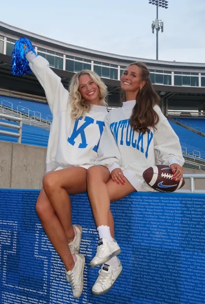 Personalized team two-way stand-up collar sweatshirt