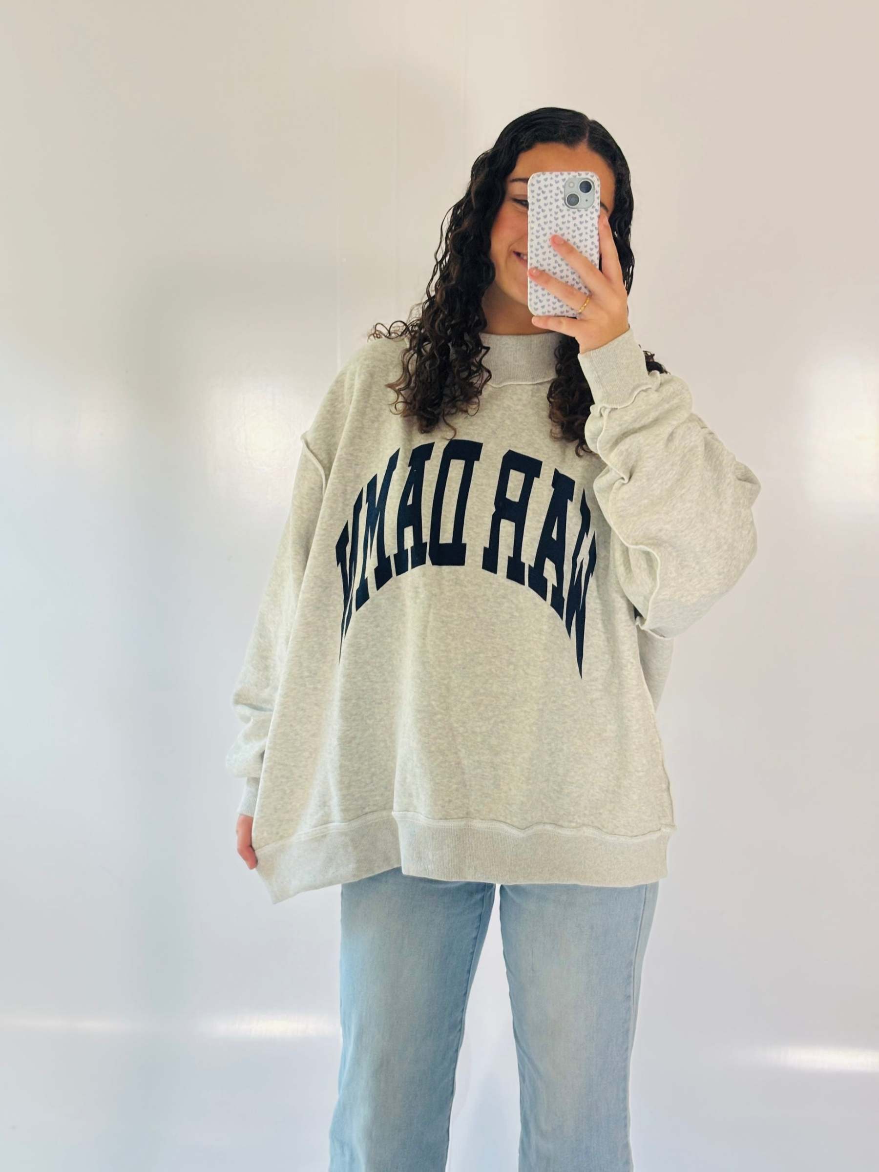 War Damn/Tigers Game Day Mock Neck Reversible Sweatshirt