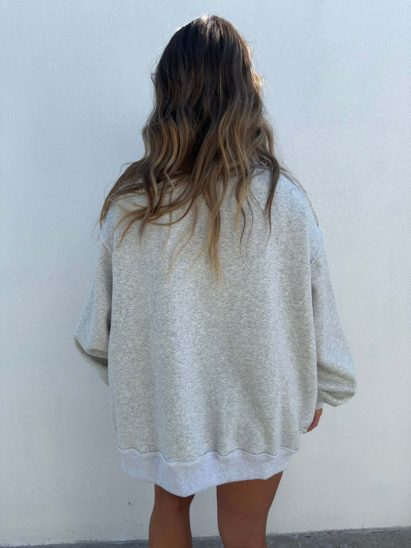 Pilates/Yoga Game Day Mock Neck Reversible Sweatshirt