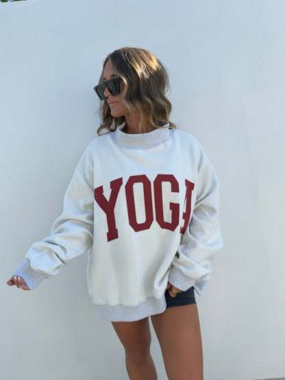Pilates/Yoga Game Day Mock Neck Reversible Sweatshirt