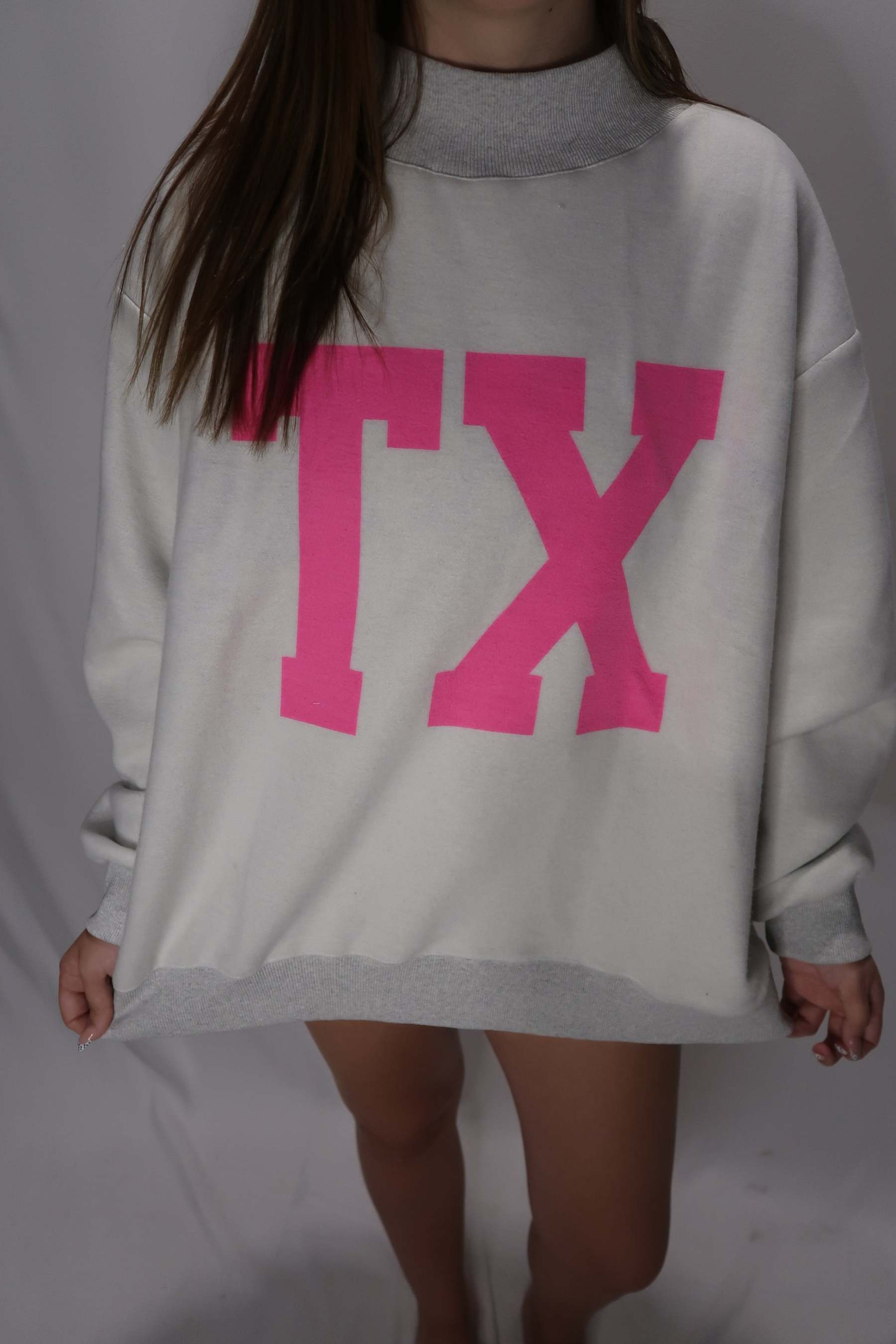 Texas/TX Game Day Mock Neck Reversible Sweatshirt
