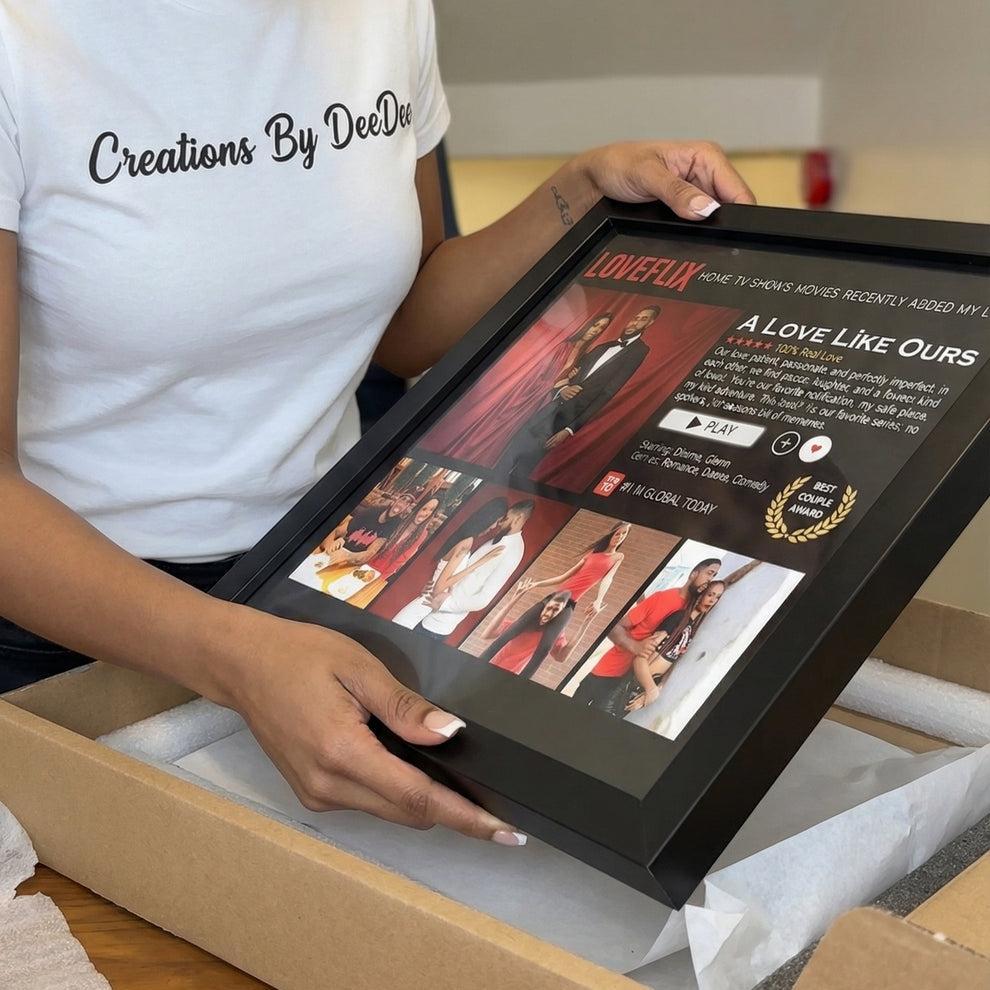 Custom Loveflix Photo Frames, A Perfect Gift For Your Loved One, The Must-Have Gift For Couples In 2026.