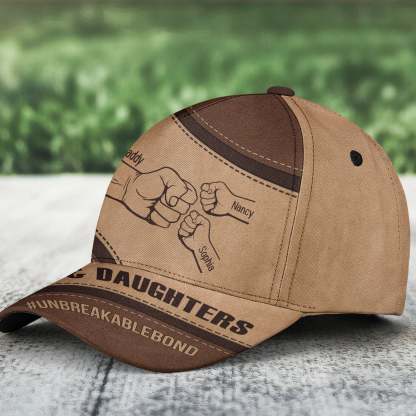 Father & Daughters #Unbreakablebond - Personalized Classic Cap