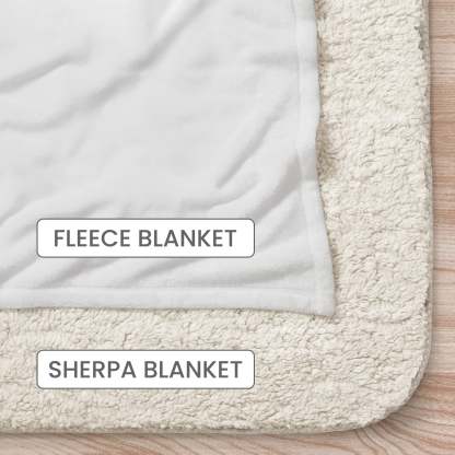 Personalized Blanket-Hugging Bear Family Blanket Reminding You How Much We Love You