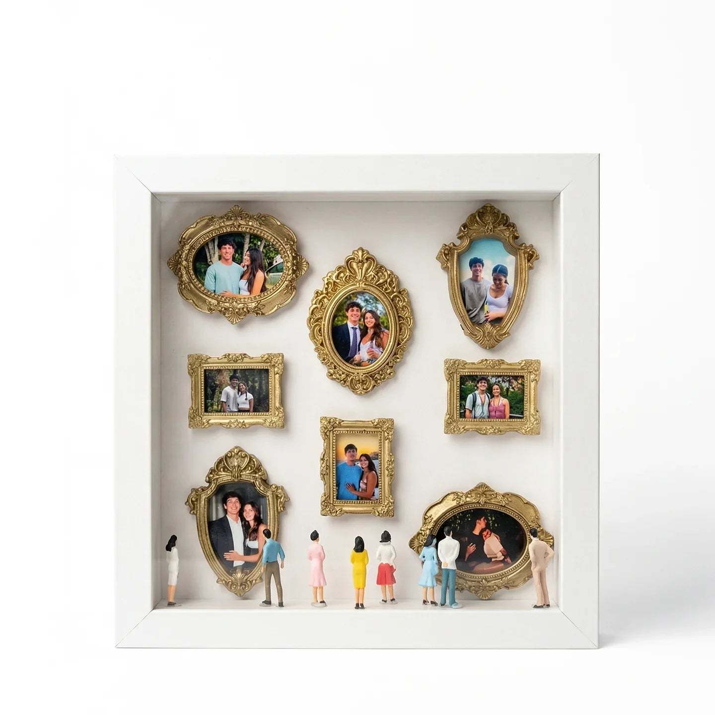 Museum-style photo frame - Special gifts for couples/family/friends