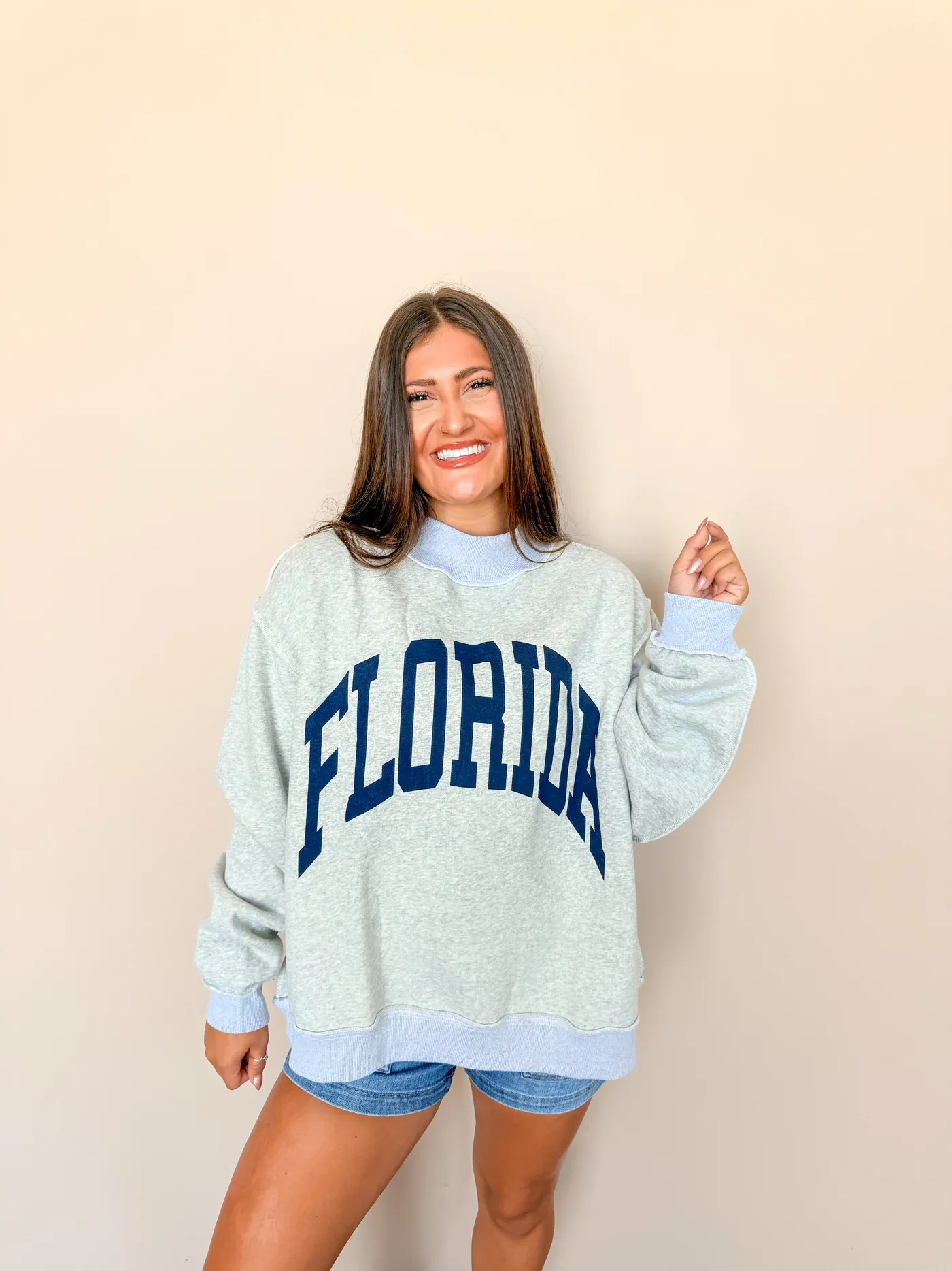Florida Game Day Mock Neck Reversible Sweatshirt
