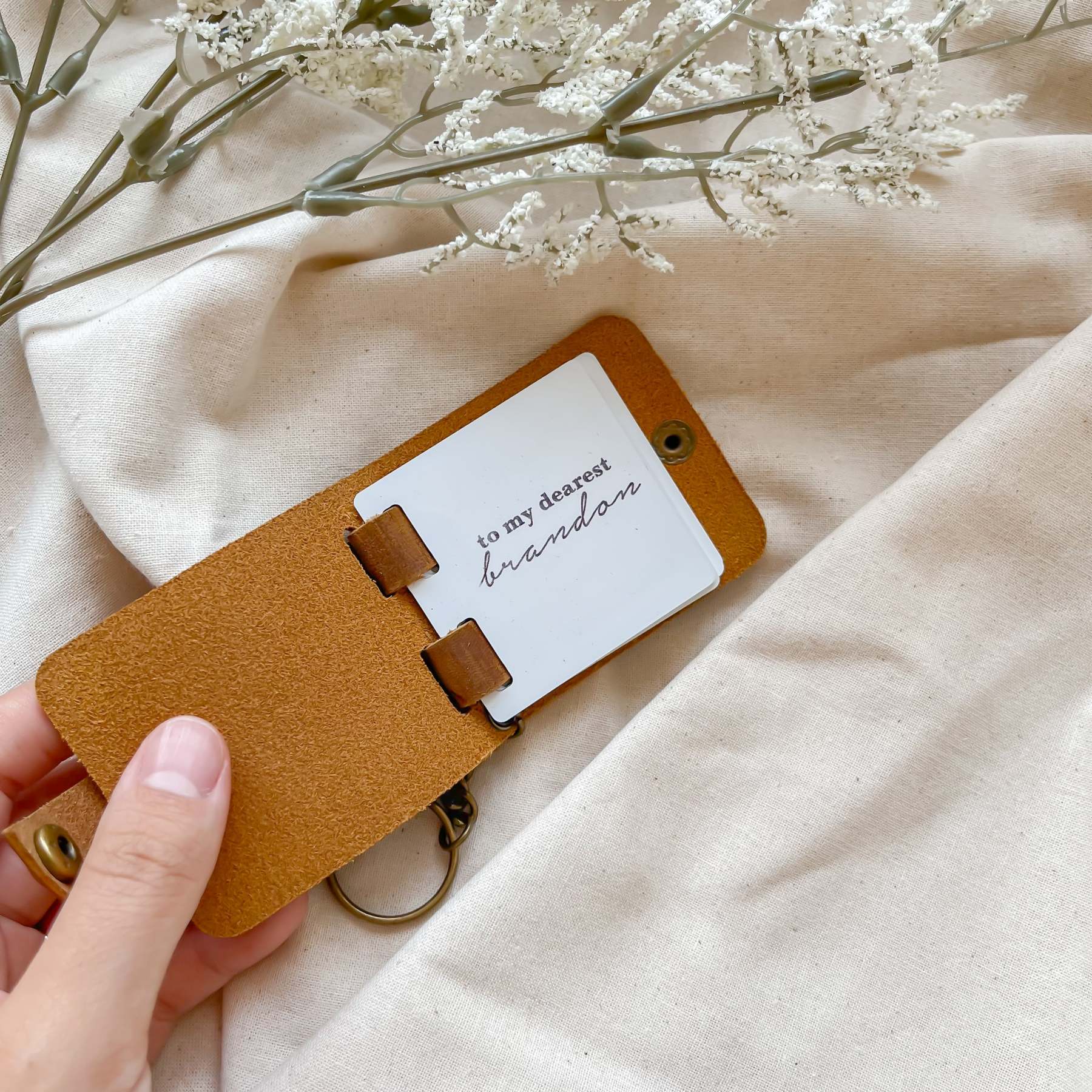 Personalized Mini Vintage Leather Album