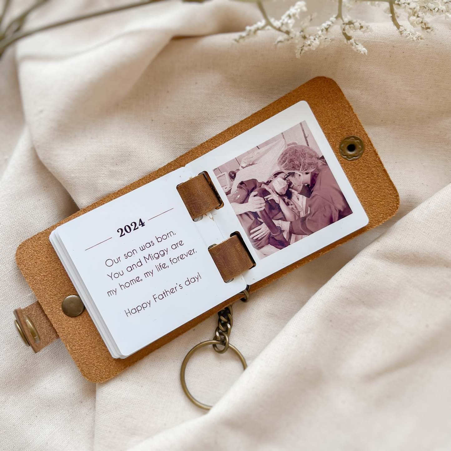 Personalized Mini Vintage Leather Album