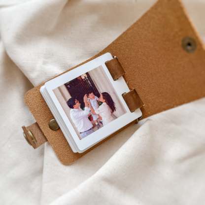 Personalized Mini Vintage Leather Album