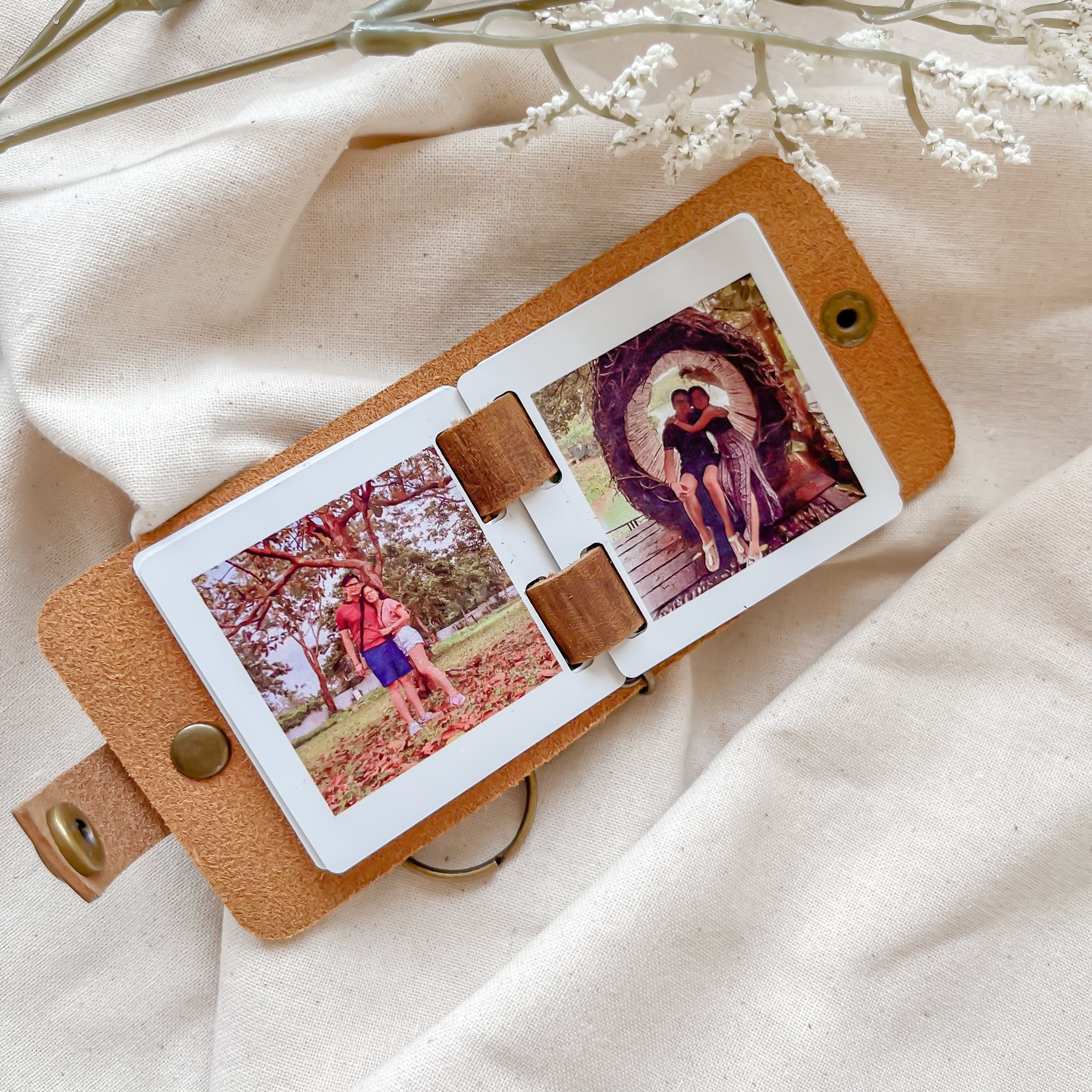 Personalized Mini Vintage Leather Album