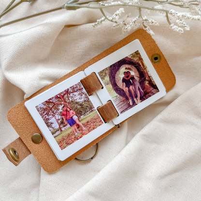 Personalized Mini Vintage Leather Album