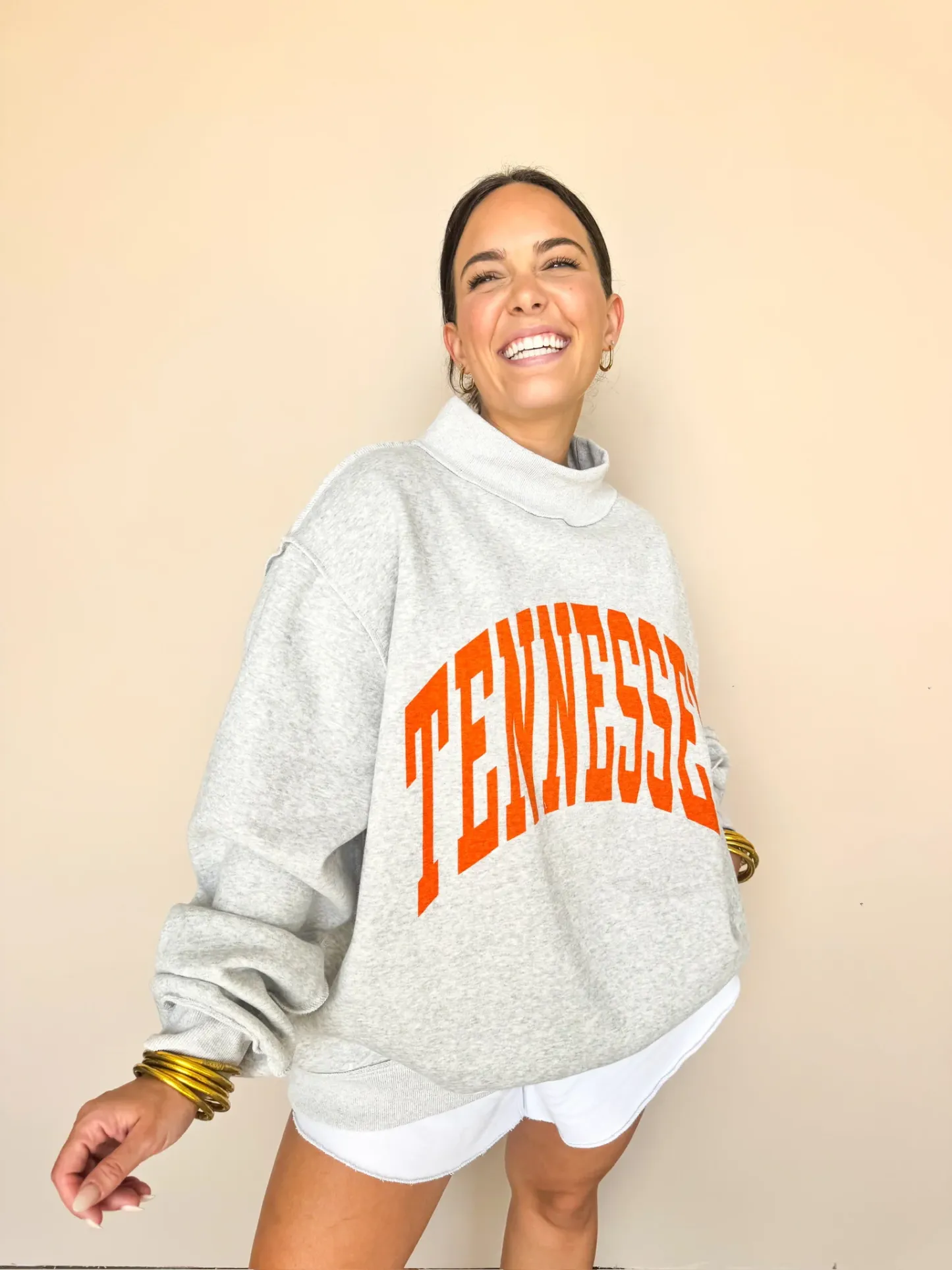 **PRE-ORDER** Tennessee Game Day Mock Neck Reversible Sweatshirt