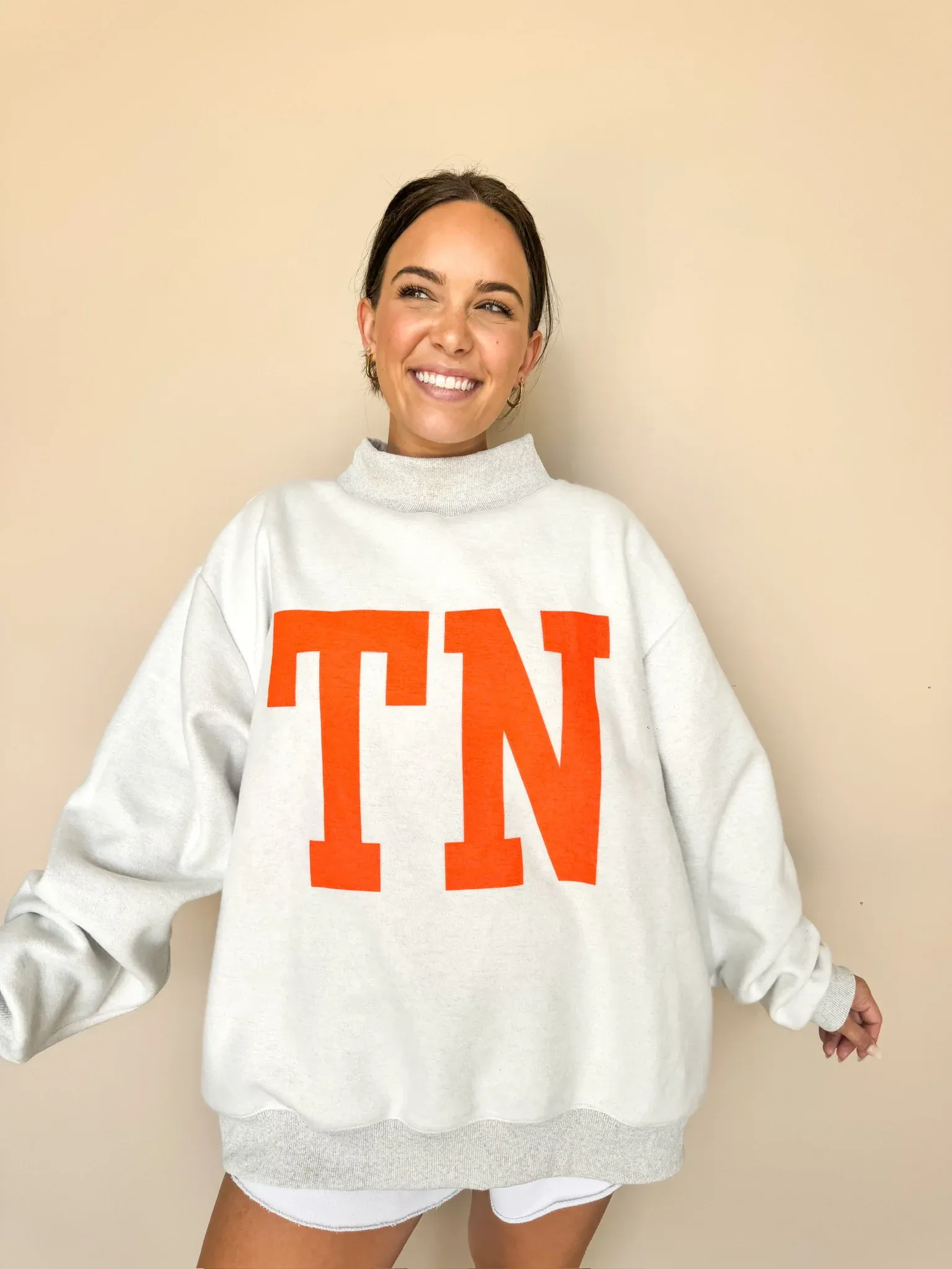 **PRE-ORDER** Tennessee Game Day Mock Neck Reversible Sweatshirt