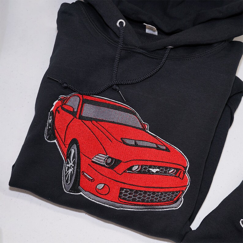 Custom Embroidered Car Sweatshirt