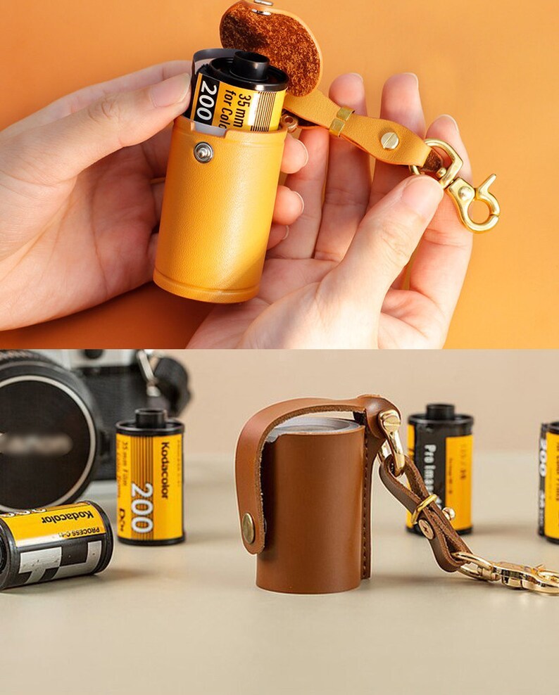  Personalized Photos Film Roll Keychain