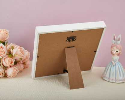 Personalized Flower Heart Shadow Box for Her,Rose Shadow Box with Name, Gradient Heart Shaped Flower Box, Anniversary, Birthday, Valentine's Day-Creatgifts