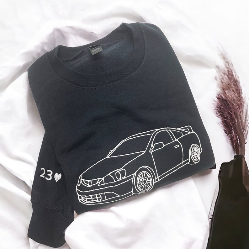 Custom Embroidered Car Sweatshirt